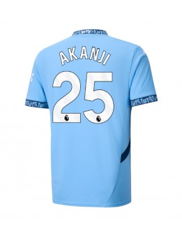 Manchester City Manuel Akanji #25 Replika Hemmakläder 2024-25 Kortärmad